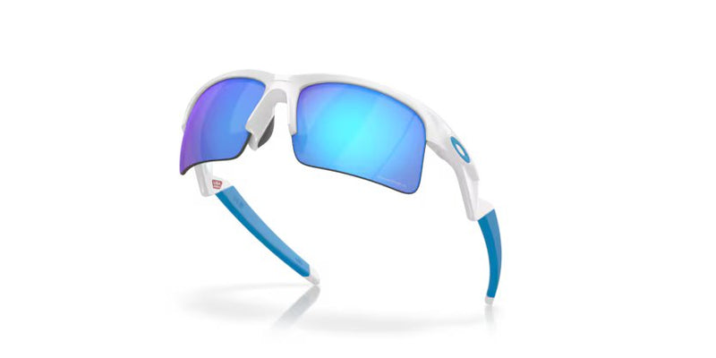 Oakley Capacitor junior - Polished white, Prizm sapphire