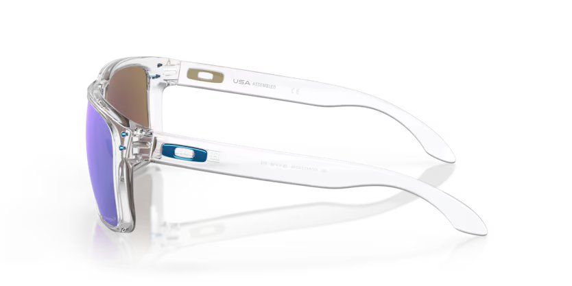 Oakley Holbrook XL - Polished clear, Prizm sapphire polarized