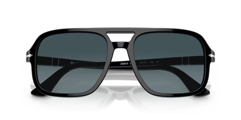 Persol 0PO3328S - Black, Light blue gradient dark blue