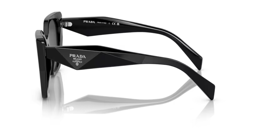 Prada 0PR 19ZS - Black, Dark grey