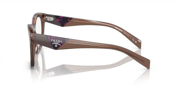 Prada 0PR A05V, Transparent brown