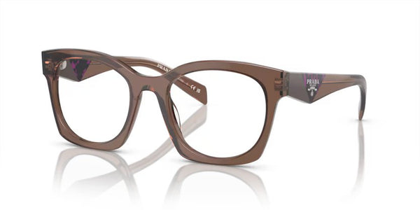 Prada 0PR A05V, Transparent brown