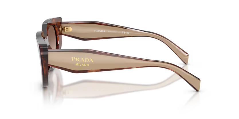 Prada 0PR D02S - Caramel tortoise, Brown gradient