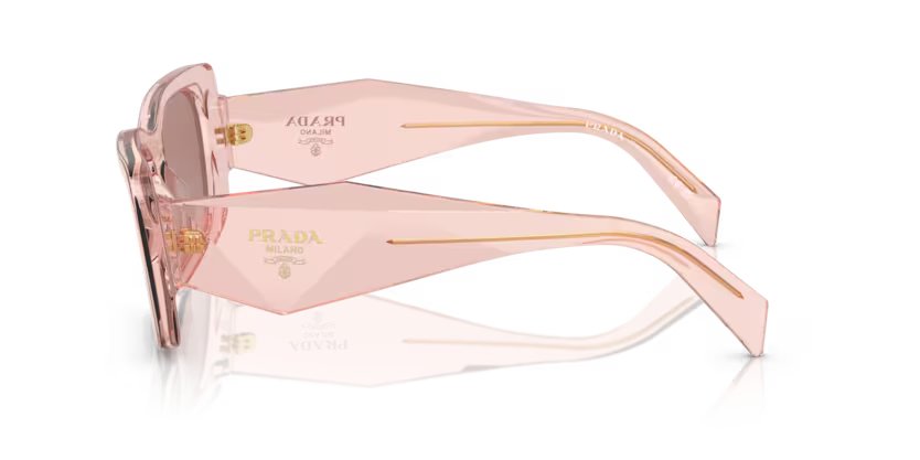 Prada 0PR_08YS - Transparent peach, light brown