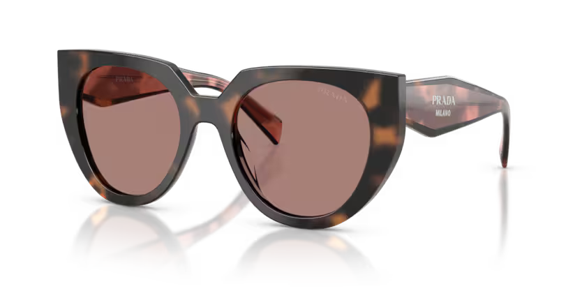 Prada 0PR_14WS - Mauve tortoise, Light brown