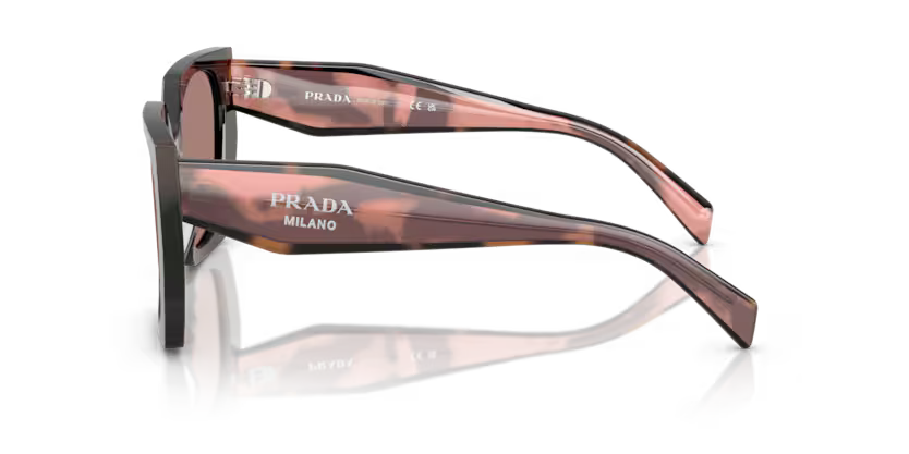 Prada 0PR 15WS - Mauve tortoise, Light brown
