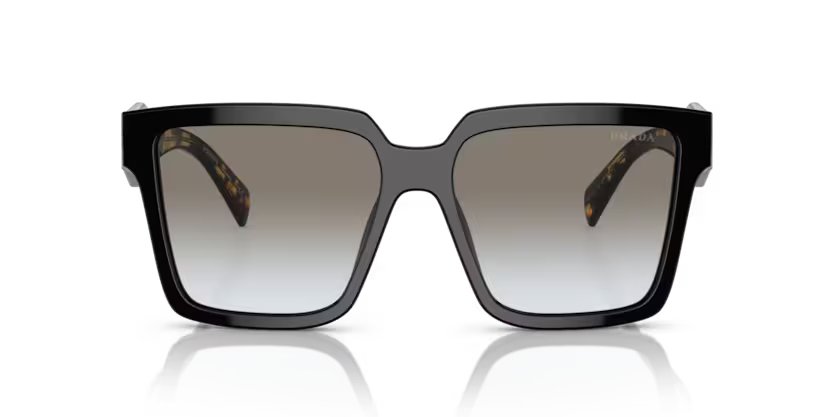 Prada 0PR 24ZS - Black, Grey gradient