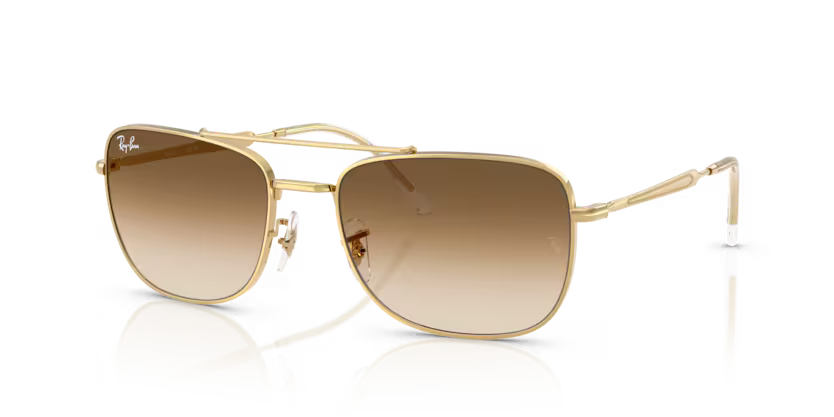 Ray-Ban 0RB3755 - Arista gold, Clear gradient brown