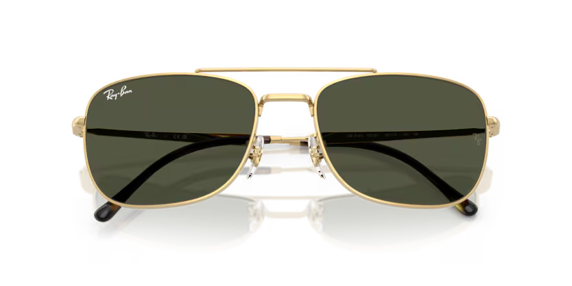 Ray-Ban 0RB3755 - Arista gold, Clear gradient brown (Kopi)