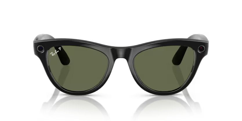 Ray-Ban Meta Skylar (smart glasses) - Black/Green Polarized