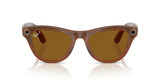 Ray-Ban Meta Skylar (smart glasses) - Caramel/Brown Polarized