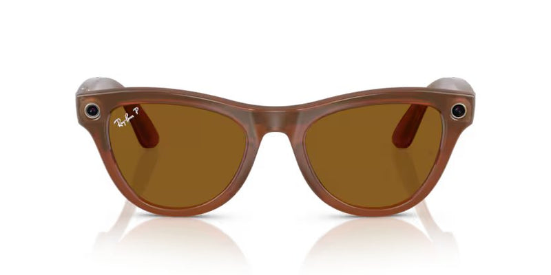 Ray-Ban Meta Skylar (smart glasses) - Caramel/Brown Polarized