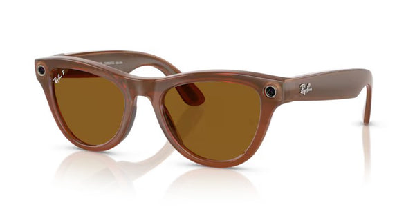 Ray-Ban Meta Skylar (smart glasses) - Caramel/Brown Polarized