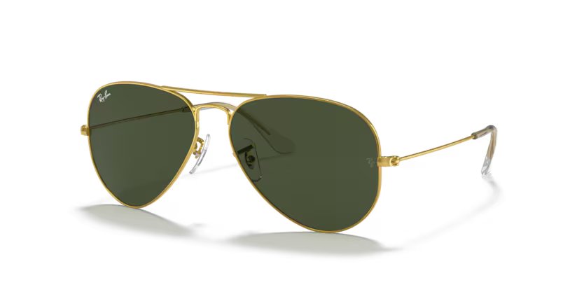 Ray-Ban Aviator large metal - Gold, G-15 green