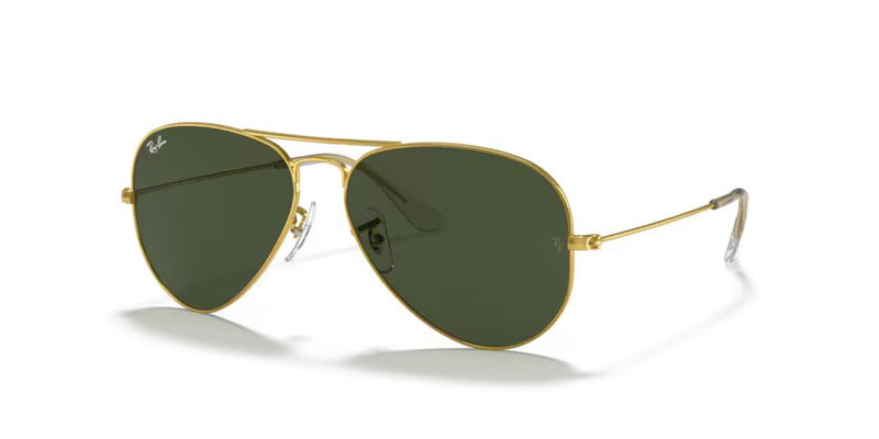 Ray-Ban Aviator large metal - Gold, Green classic