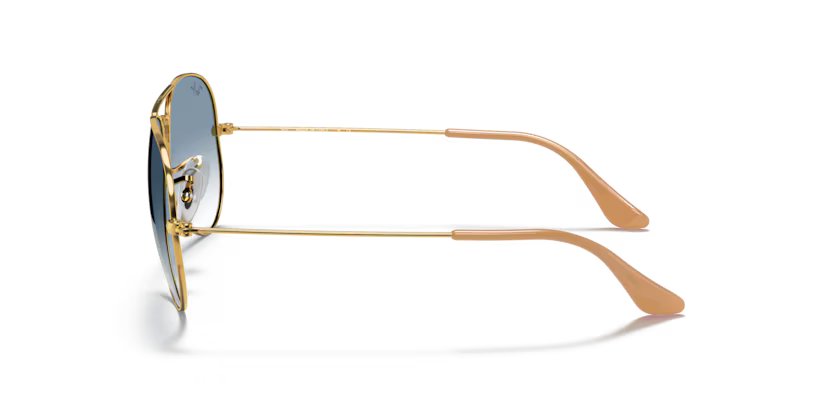 Ray-Ban Aviator large metal - Arista gold, light blue