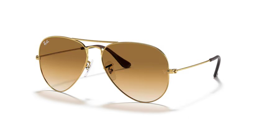 Ray-Ban Aviator Classic - Arista gold, light brown