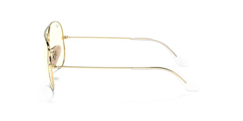 Ray-Ban Aviator large metal - Arista gold, Clear grey