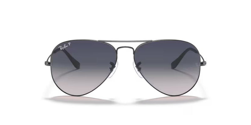 Ray-Ban Aviator Classic - Gunmetal, Blue/grey