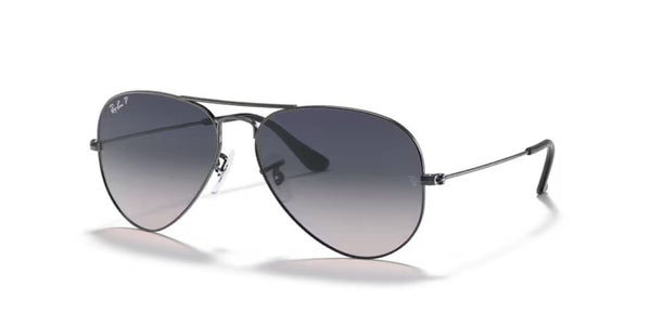 Ray-Ban Aviator Classic - Gunmetal, Blue/grey