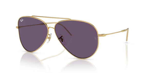 Ray-Ban Aviator Reverse - Arista gold, Violet