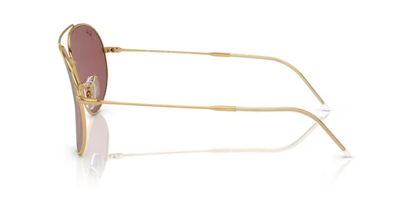 Ray-Ban Aviator Reverse - Arista gold, Dark violet