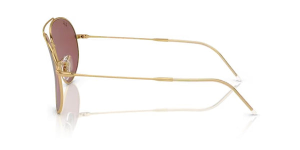 Ray-Ban Aviator Reverse - Arista gold, Dark violet