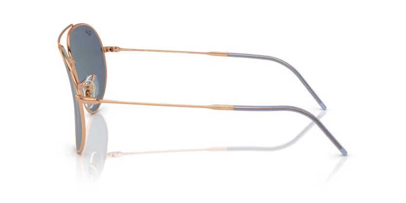 Ray-Ban Aviator Reverse - Rose gold, Blue
