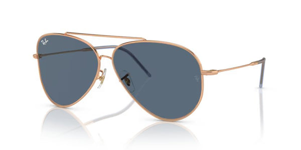 Ray-Ban Aviator Reverse - Rose gold, Blue