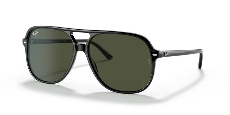 Ray-Ban Bill - Black, G-15 green