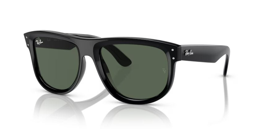 Ray-Ban Boyfriend Reverse - Black, G-15 green
