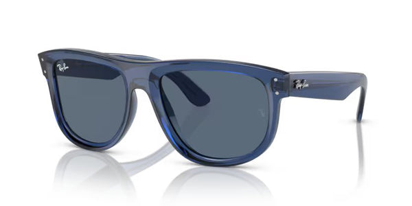 Ray-Ban Boyfriend Reverse - Transparent navy blue, Blue