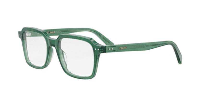 Celine CL50139I - Acetate Shiny Transparent Green