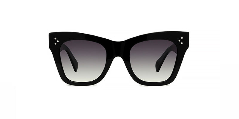 Celine CL4004IN - Shiny Black, Smoke Polarized