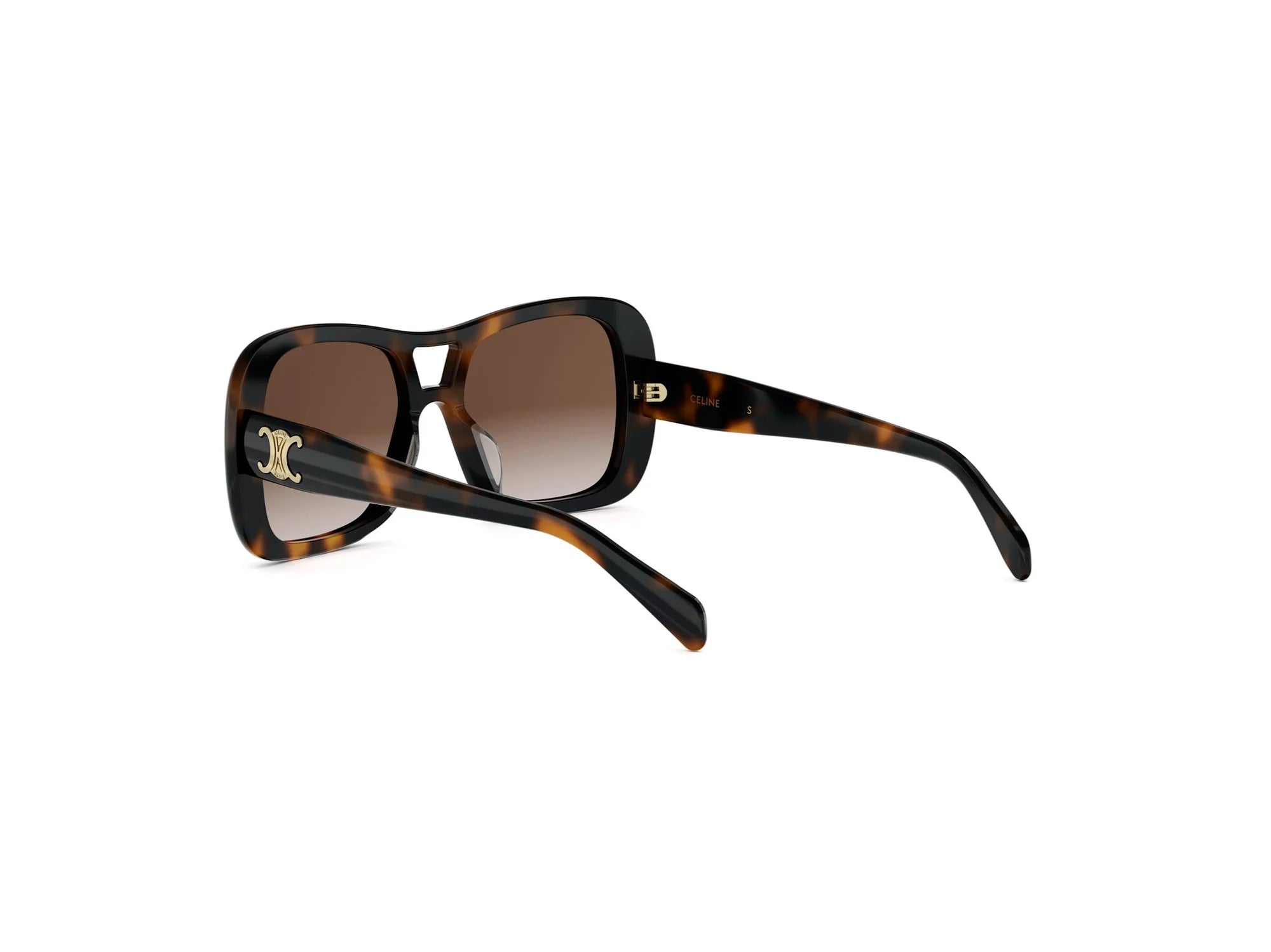 Celine CL40331U - Shiny Havana with Brown Gradient lenses
