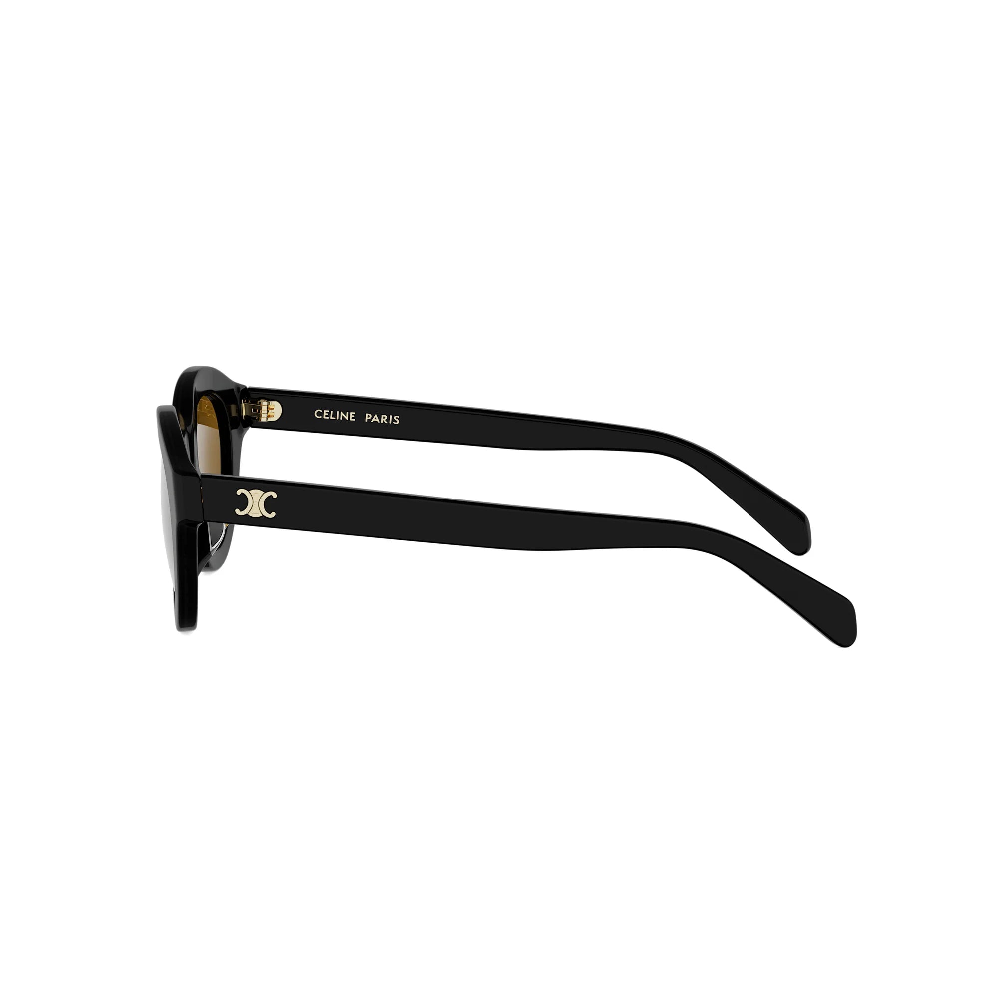 Celine CL40338U - Shiny Black with Brown Normal lenses