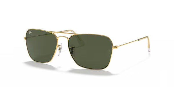 Ray-Ban Caravan - Arista gold, G-15 green