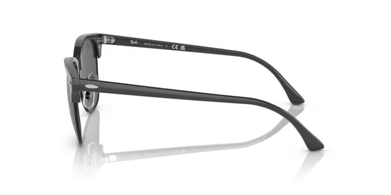 Ray-Ban Clubmaster - Grey on black, Dark grey