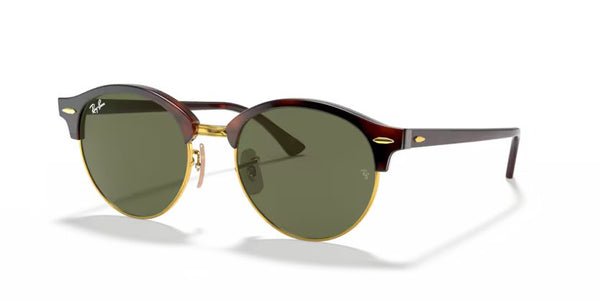 Ray-Ban Clubround - Red havana, G-15 green