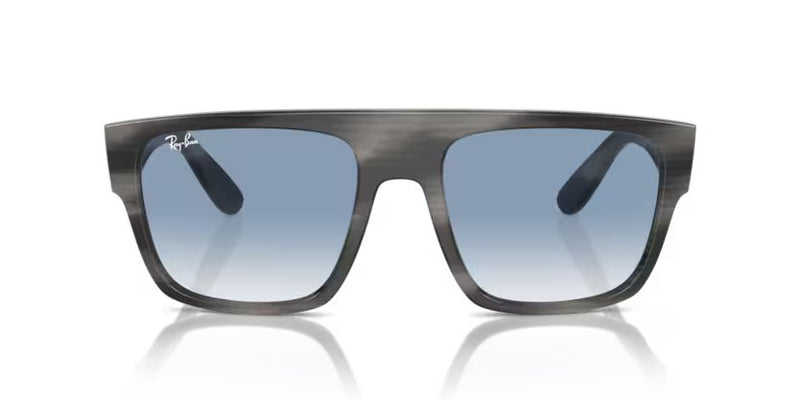 Ray-Ban Drifter - Striped grey, Clear & blue