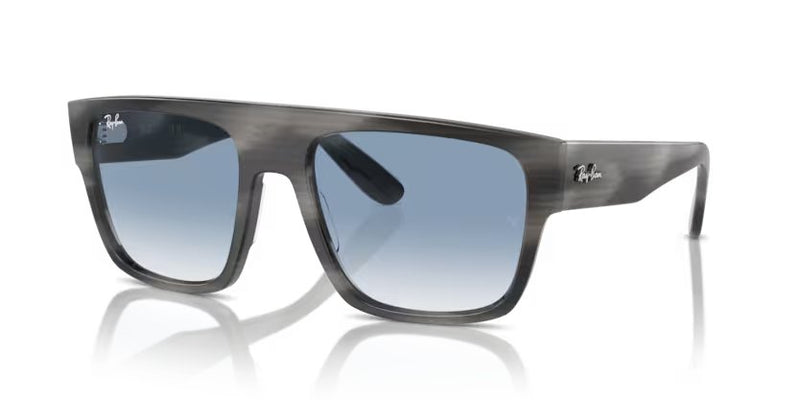 Ray-Ban Drifter - Striped grey, Clear & blue