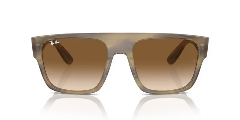 Ray-Ban Drifter - Striped green, Clear & brown