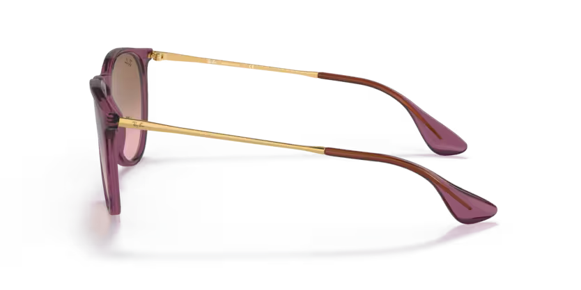 Ray-Ban Erika - Transparent violet, Pink gradient brown