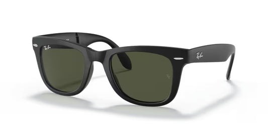 Ray-Ban Folding Wayfarer - Black, G-15 green