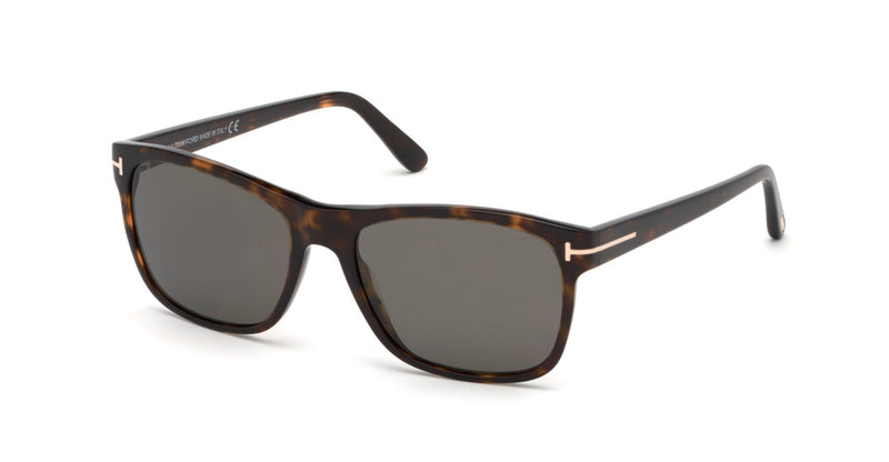 Tom Ford Giulio TF 698 - Dark Havana, Smoke Polarized