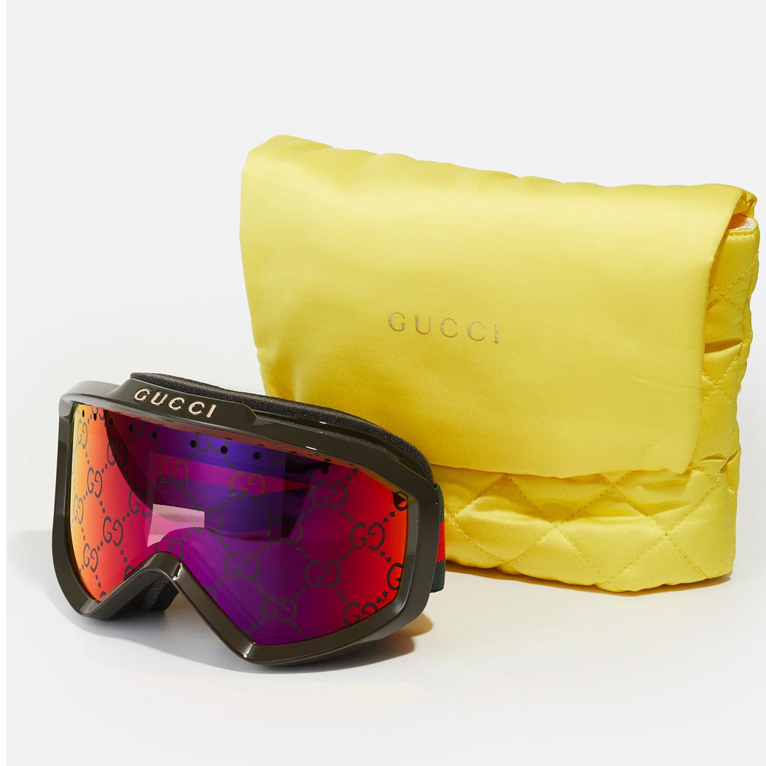 Gucci Ski Goggle - Green/Multicolor/Red