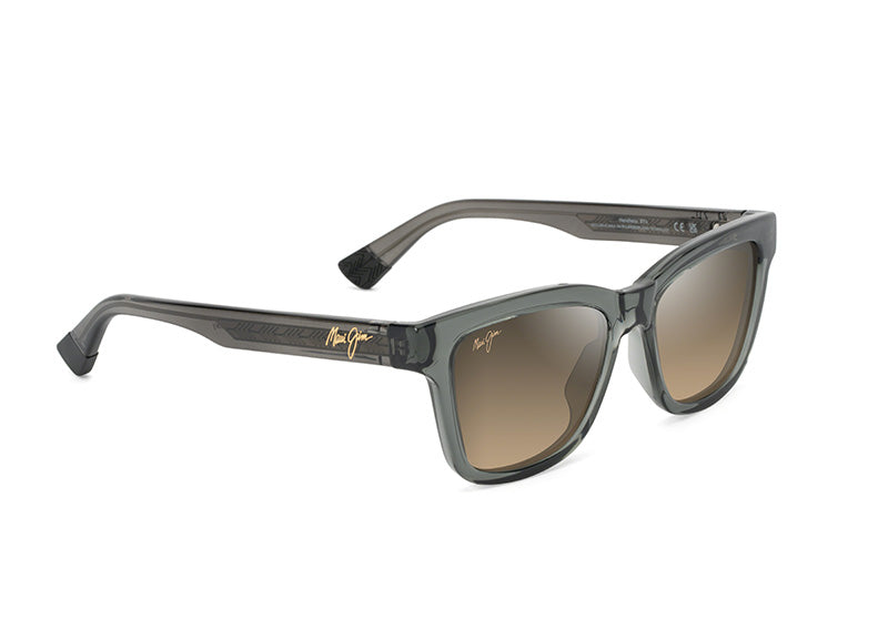 Maui Jim Hanohano 644S - Shiny Trans Dark Grey, HCL® Bronze