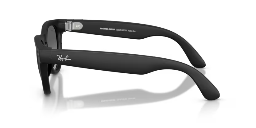 Ray-Ban Meta G2 Headliner (smart glasses) - Matte Black/Polarised gradient graphite