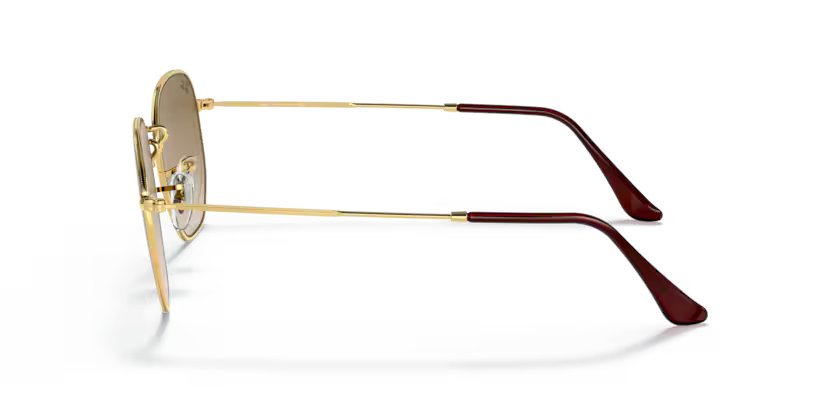 Ray-Ban Hexagonal - Arista gold, Light brown gradient