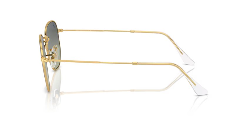 Ray-Ban Hexagonal - Arista gold, Green vintage